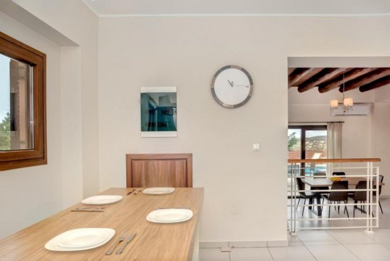 Neo Chorio im Apokoronas Kreta, Neo Chorio: Villa mit atemberaubendem Meer- und Talblick zu verkaufen Haus kaufen